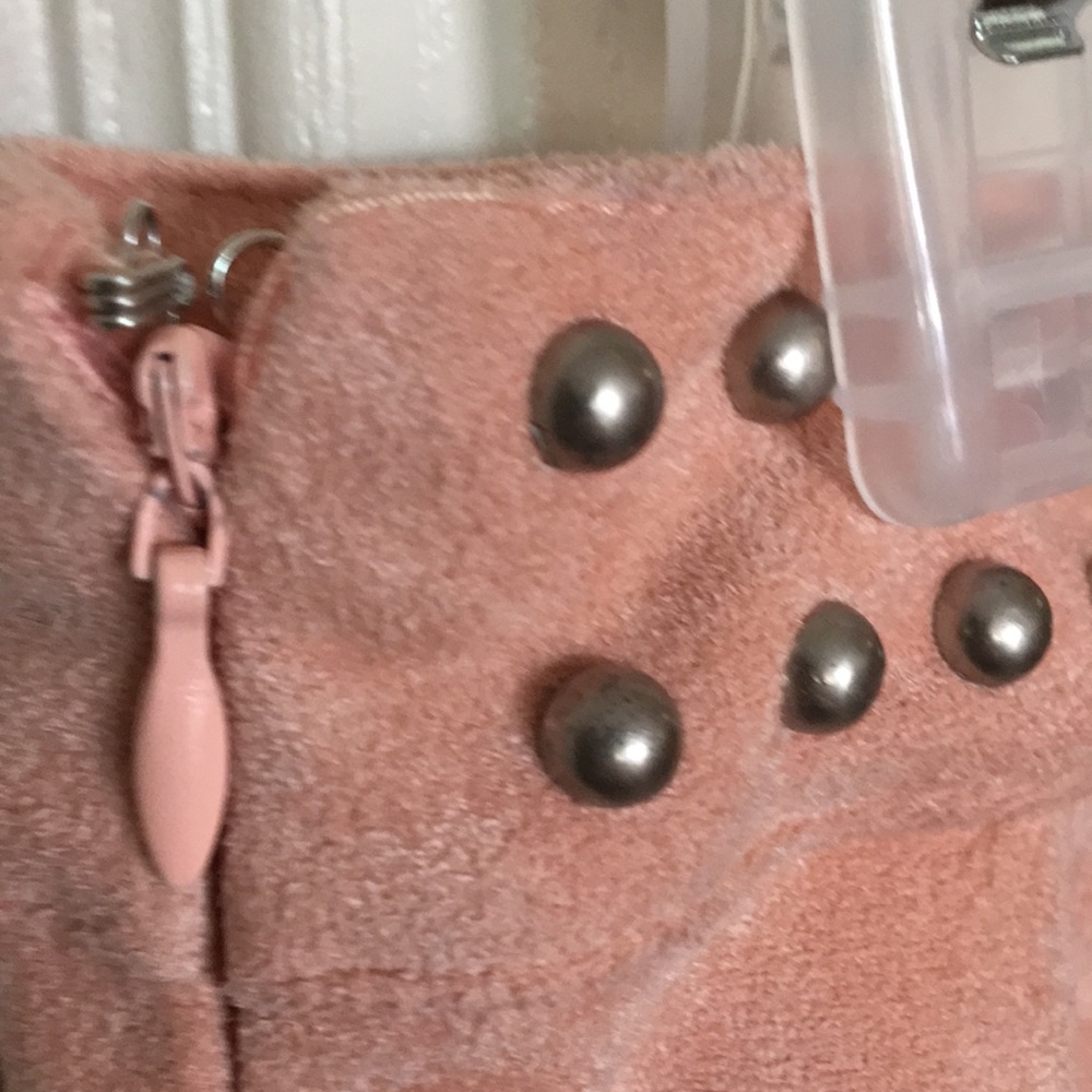 Design lab by Lord and Taylor pink velour skirt - Picture 5 of 8